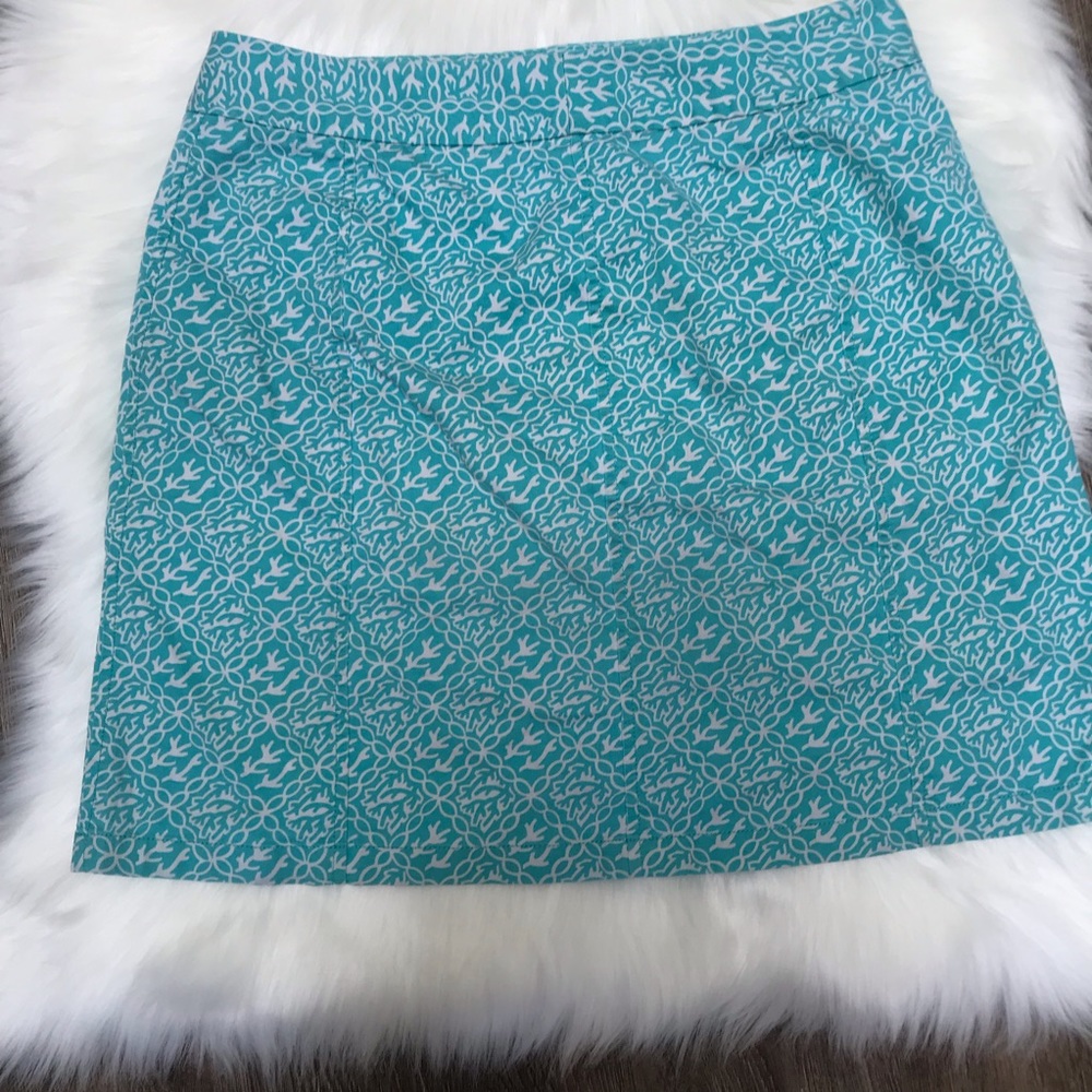 Ann Taylor skirt size 8 color aqua .